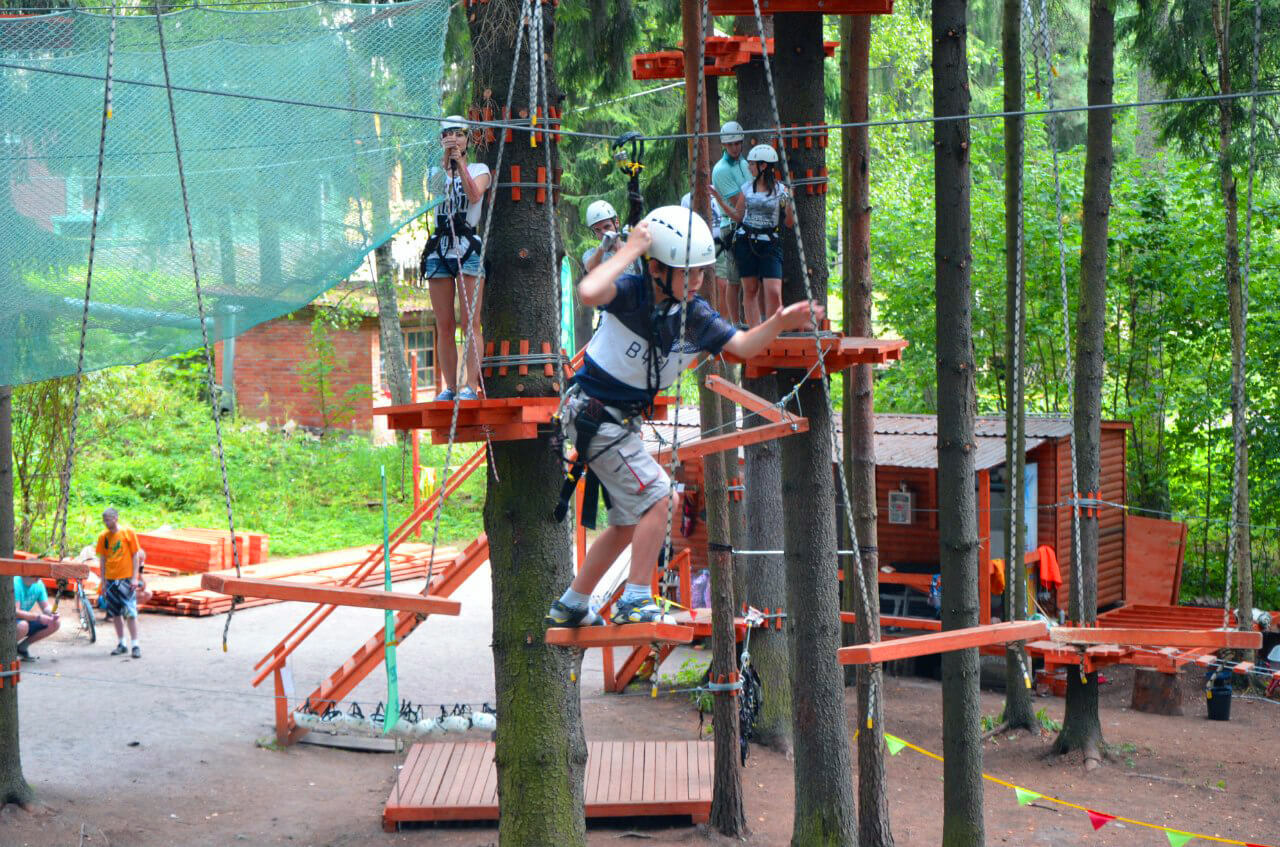 Строительство веревочных парков