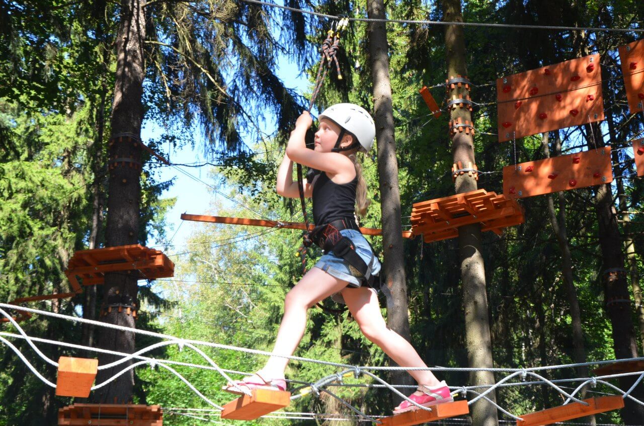 День рождения в веревочном парке