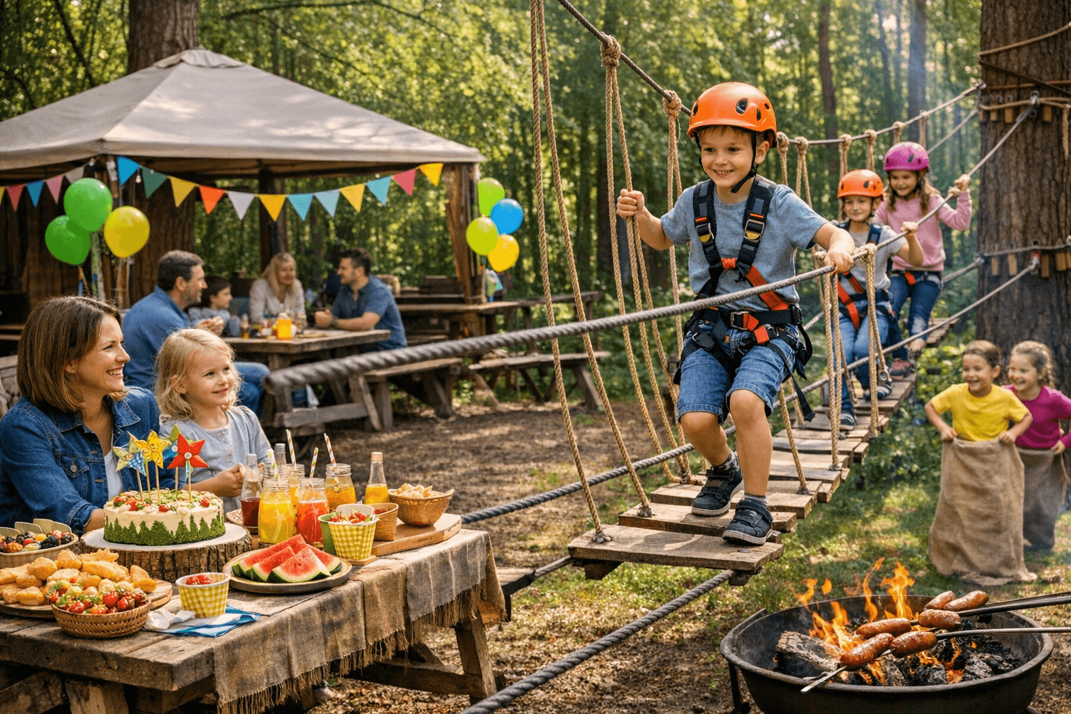 Детский праздник в СПб на природе: что учесть родителям заранее