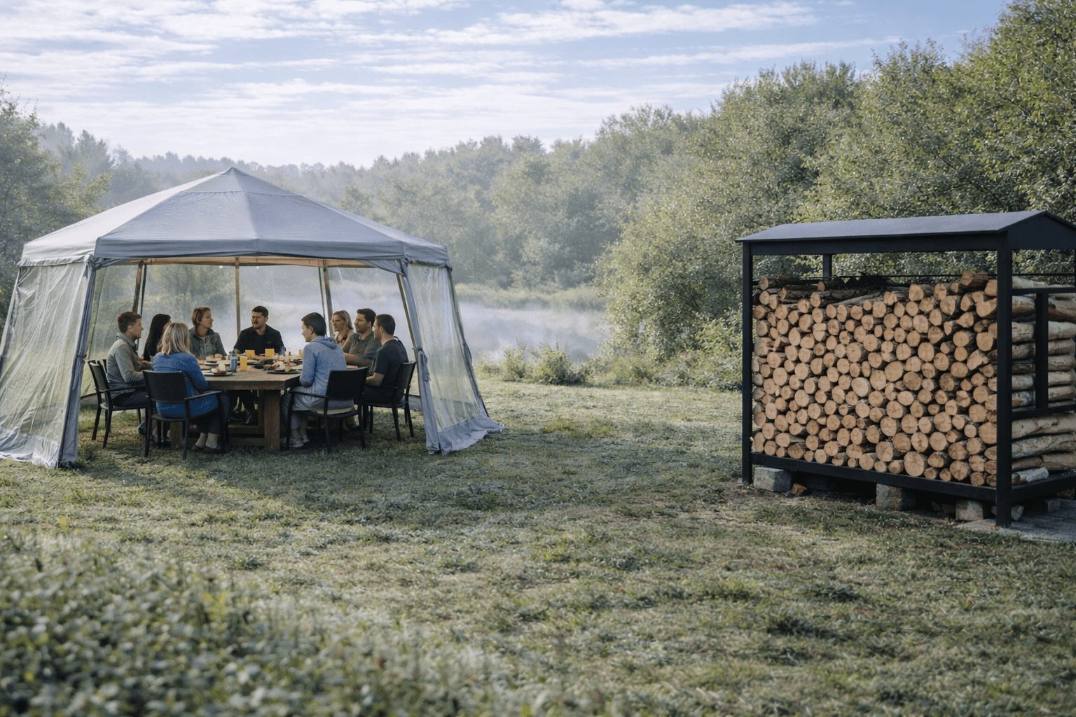 Как организовать праздник в шатре в Петербурге без перегруза по бюджету