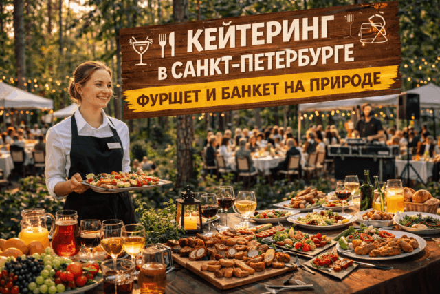 Кейтеринг на природе в Санкт-Петербурге