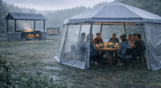 Шатер под Петербургом: что важно учитывать при переменчивой погоде