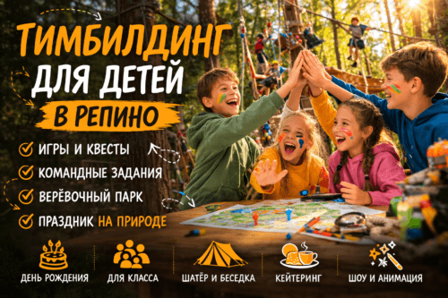 Тимбилдинг для детей в СПб