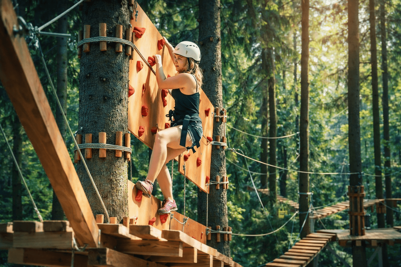 Верёвочный парк Tree To Tree в Репино